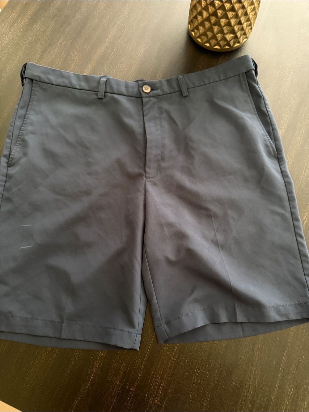 Haggar Classic Men's Navy Flat-Front Shorts